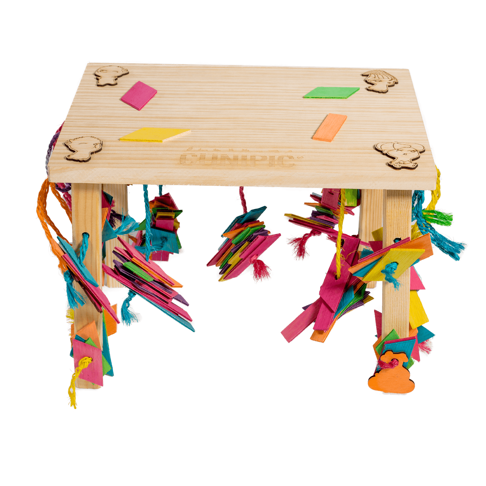 Mesa de madera para Conejos y Roedores Cunipic