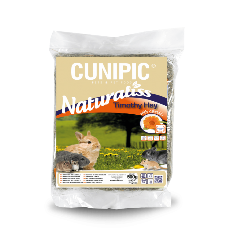 Naturaliss Hay Timothy with Calendula 500 g cunipic