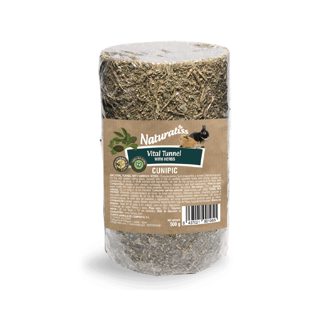 Snack Naturaliss : Tunnel mélange d'herbes