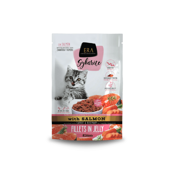 Alimento Húmedo ERA Sybarite Kitten de Salmón con Zanahoria y Romero para Gatitos
