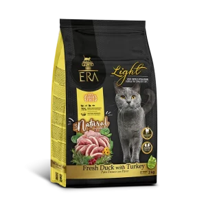 Pienso para Gatos Esterilizados ERA Grain-Free Light de Pato y Pavo